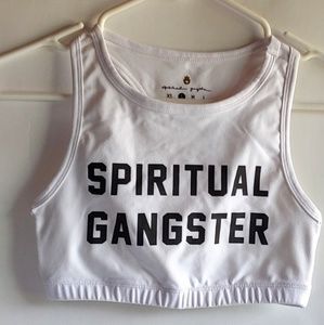 Spiritual Gangster Collegiate Sports Bra Small